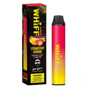WHIFF Magnum 3000 Puffs Disposable Device – Strawberry Banana