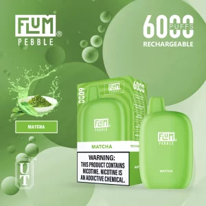 Flum Pebble 6000 Disposable Device – Matcha
