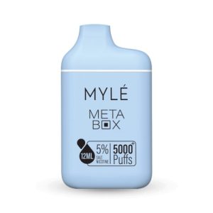 Myle Meta Box Blueberry Lemon 5000 puff disposable device