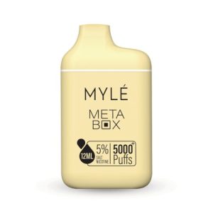 Myle Meta Box French Vanilla 5000 puff disposable device