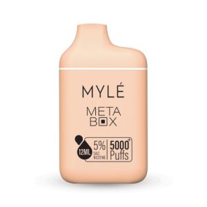 Myle Meta Box Georgia Peach 5000 puff Disposable device