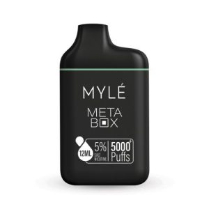 Myle Meta Box Iced Mint 5000 puff disposable device