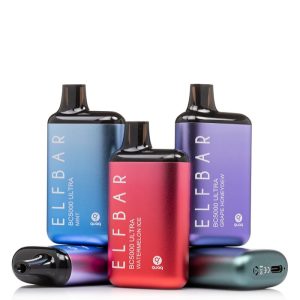 Elf Bar Ultra BC5000 Disposable Vape Device Assorted Flavors 5000 Puffs
