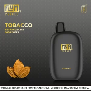 Flum Pebble 6000 Disposable Device – Tobacco